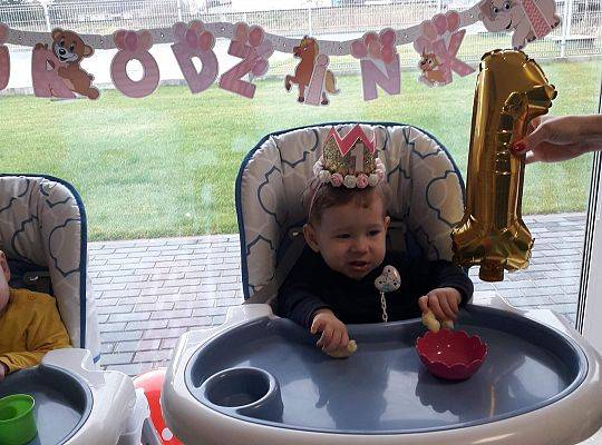 PIERWSZE URODZINY W NASZYM ŻŁOBKU