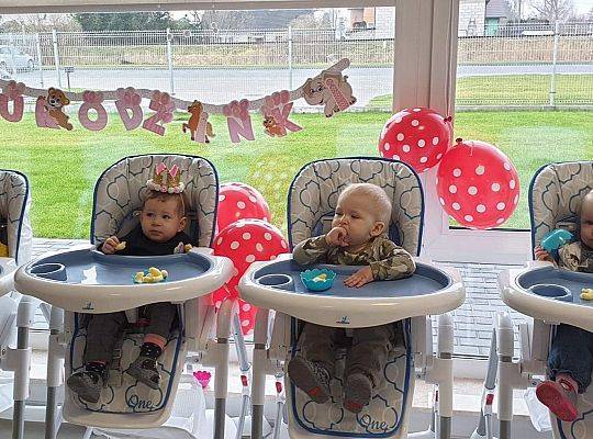 PIERWSZE URODZINY W NASZYM ŻŁOBKU