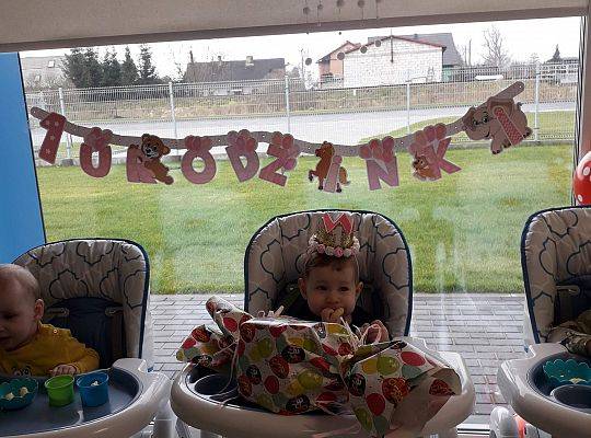 PIERWSZE URODZINY W NASZYM ŻŁOBKU