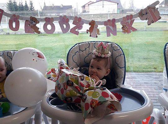 PIERWSZE URODZINY W NASZYM ŻŁOBKU