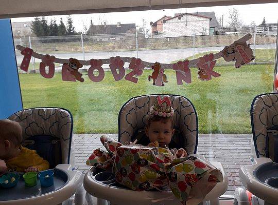 PIERWSZE URODZINY W NASZYM ŻŁOBKU