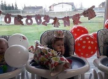 PIERWSZE URODZINY W NASZYM ŻŁOBKU