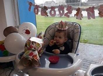 PIERWSZE URODZINY W NASZYM ŻŁOBKU
